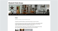 Desktop Screenshot of elizabethfieldsdesign.com